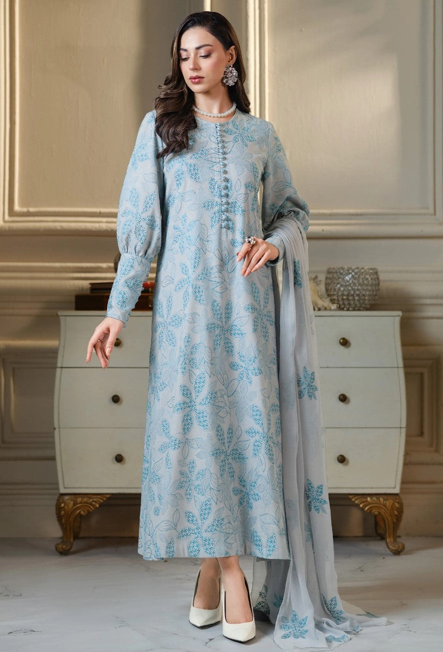 BAREEZE / LAWN 3 PC FULL HEAVY EMB SUIT FOR SUMMER 2026 AND EID 2K26